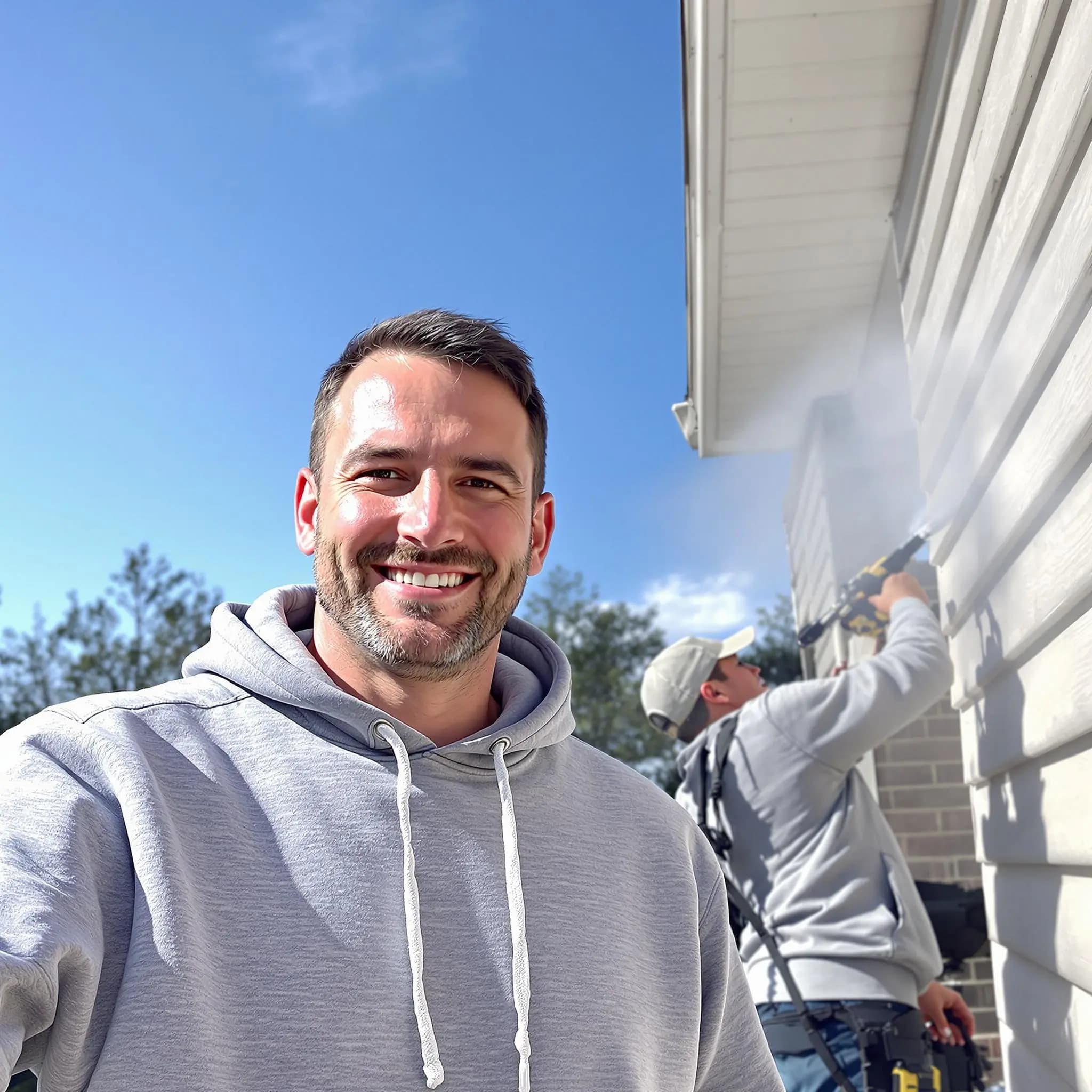 The Fairview Park Power Washing team.