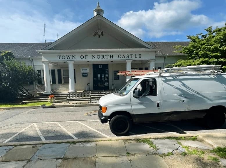 Fairview Park Power Washing commercial cleaning team at work in Fairview Park business district